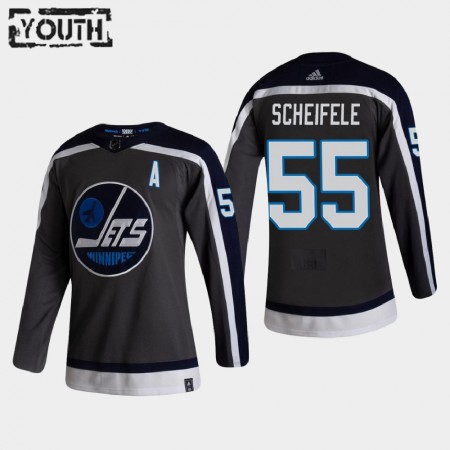 Camisola Winnipeg Jets Mark Scheifele 55 2020-21 Reverse Retro Authentic - Criança